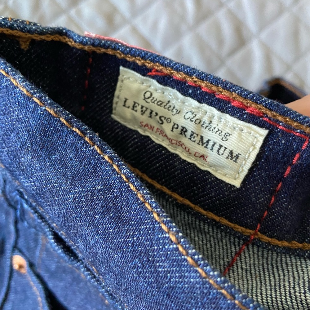 Levi’s Engineered Lej Red Patch Dark Wash Jeans, … - image 8